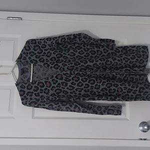 Torrid size 1 cheetah print button down cardigan
